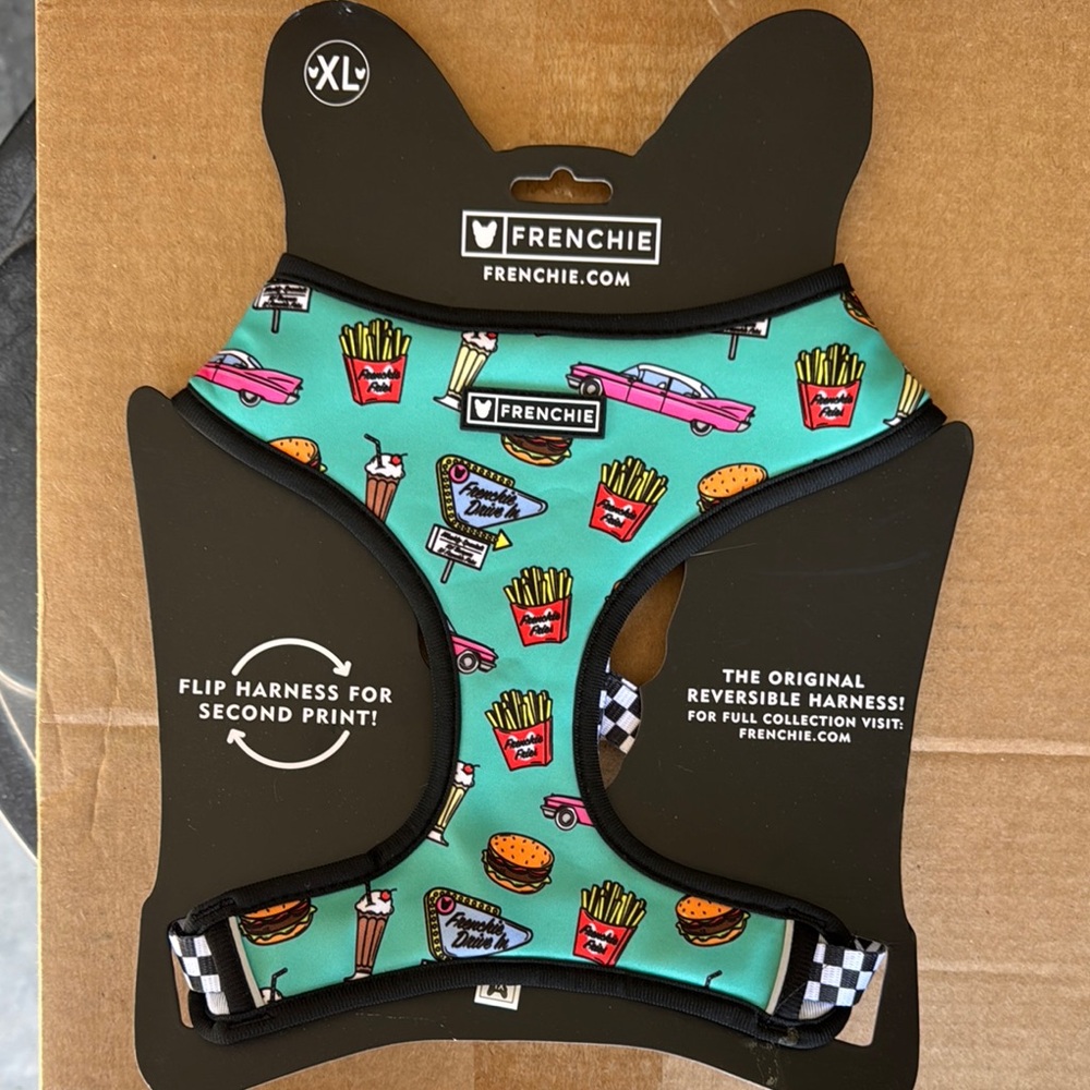 Frenchi Reversible Kids Harness - Green